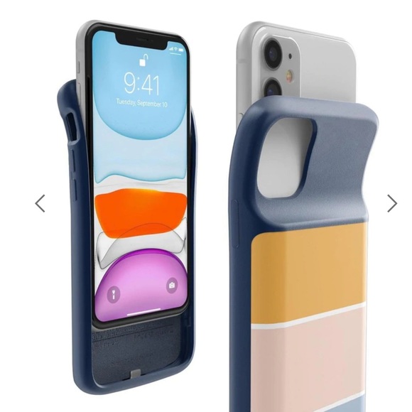 Casely Colorblock Stripes iPhone 11 charging phone case NIB - Picture 6 of 11